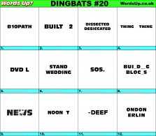 Dingbats Quiz #20