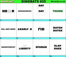 Dingbats | Rebus Puzzle #25