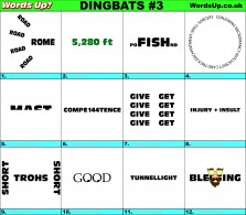 Dingbats Quiz #3