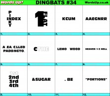 Dingbats Quiz #34