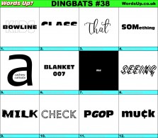 Dingbats Quiz #38