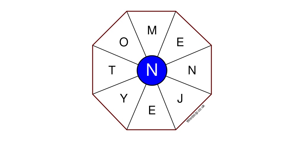 Word Wheel Puzzle #001