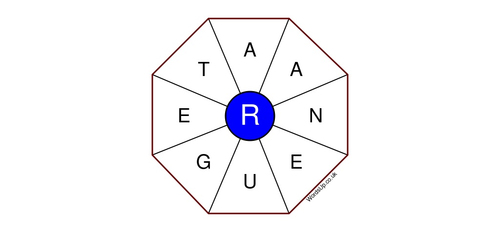 Word Wheel Puzzle #006