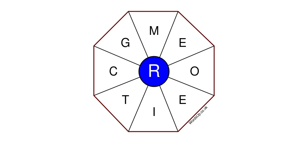 Word Wheel Puzzle #007