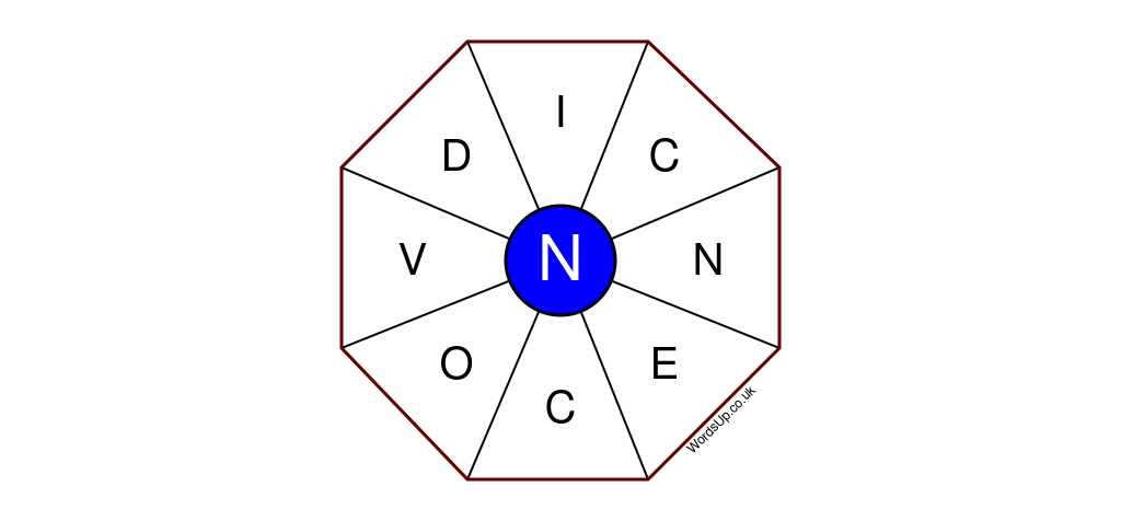 Word Wheel Puzzle #010