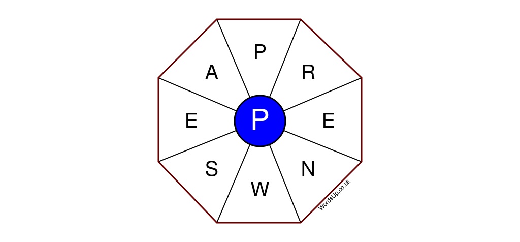 Word Wheel Puzzle #012