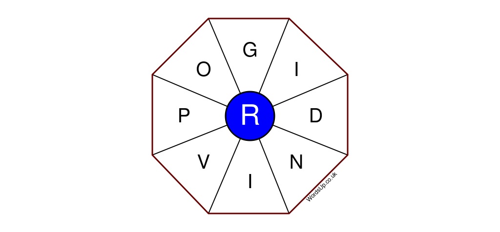 Word Wheel Puzzle #014