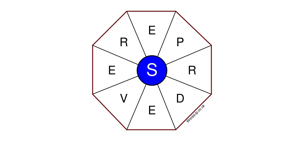 Word Wheel Puzzle #015