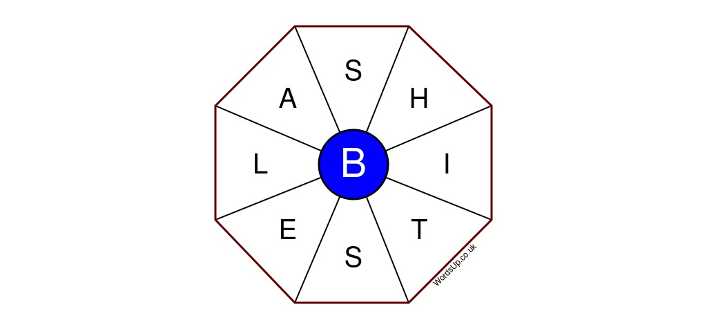 Word Wheel Puzzle #016