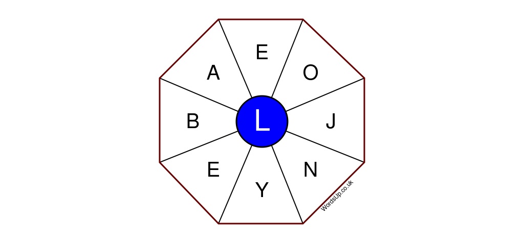 Word Wheel Puzzle #018