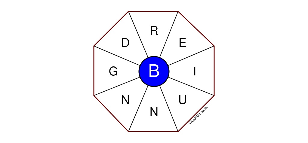 Word Wheel Puzzle #019