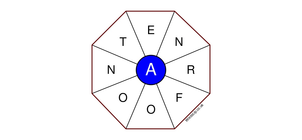 Word Wheel Puzzle #021