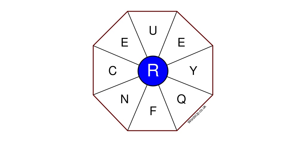 Word Wheel Puzzle #022