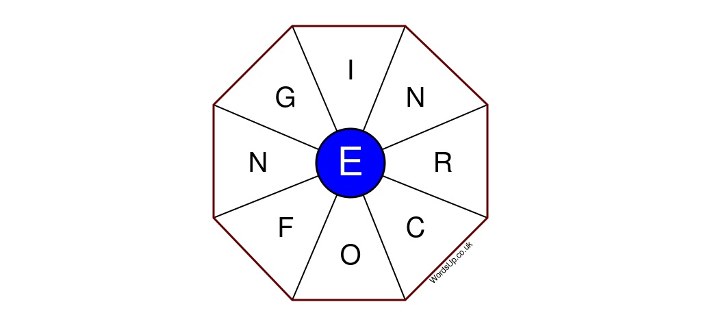 Word Wheel Puzzle #025