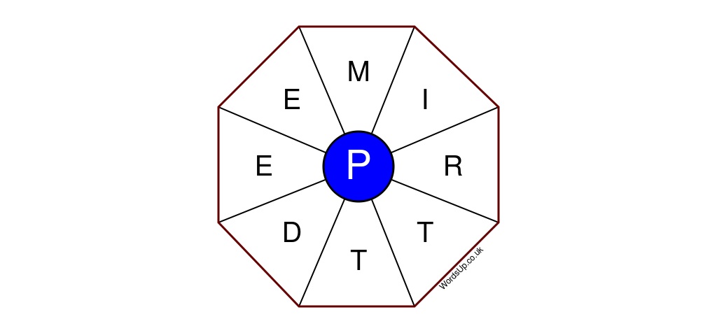 Word Wheel Puzzle #027