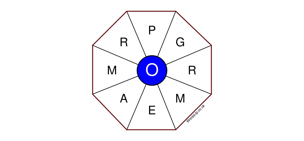 Word Wheel Puzzle #030