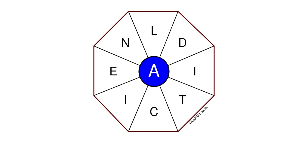 Word Wheel Puzzle #034