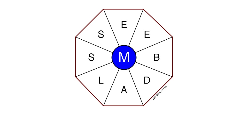 Word Wheel Puzzle #036