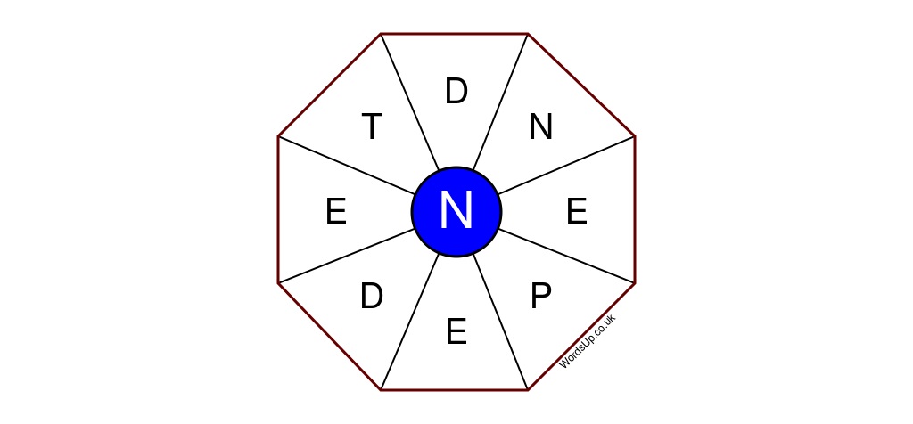 Word Wheel Puzzle #037