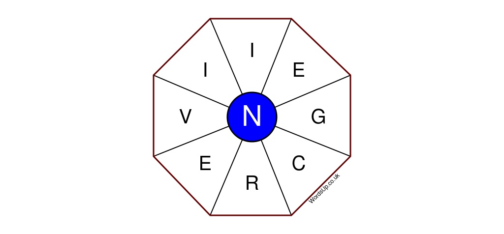 Word Wheel Puzzle #038