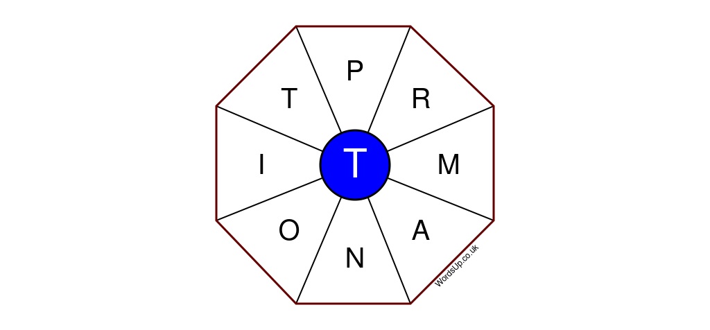 Word Wheel Puzzle #041