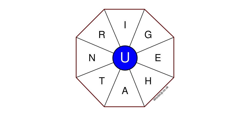 Word Wheel Puzzle #043