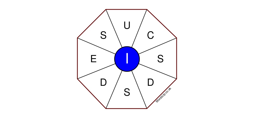 Word Wheel Puzzle #054