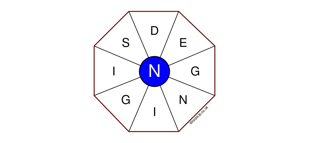 Word Wheel Puzzle #055