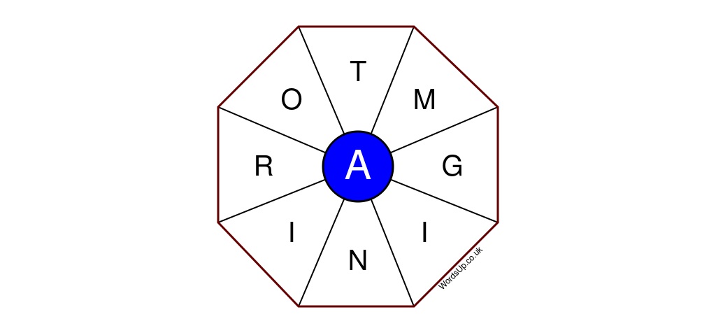 Word Wheel Puzzle #056