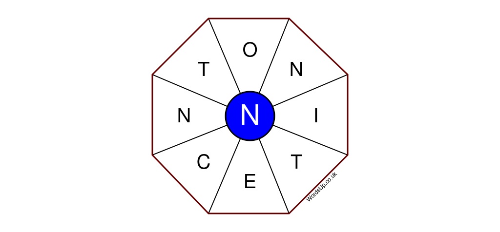 Word Wheel Puzzle #058