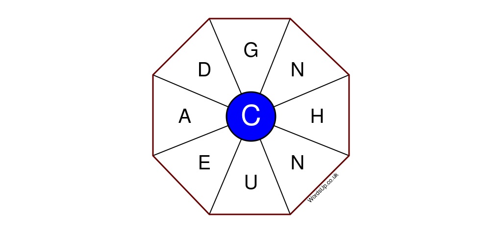 Word Wheel Puzzle #062