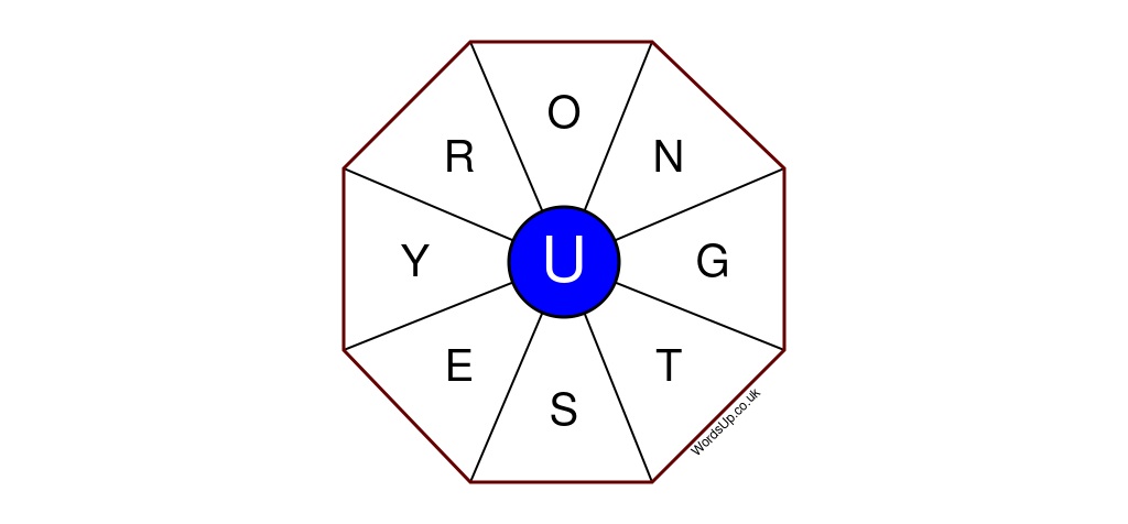 Word Wheel Puzzle #064