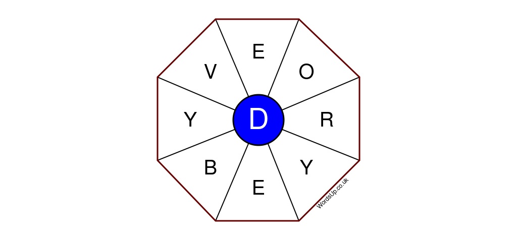 Word Wheel Puzzle #066