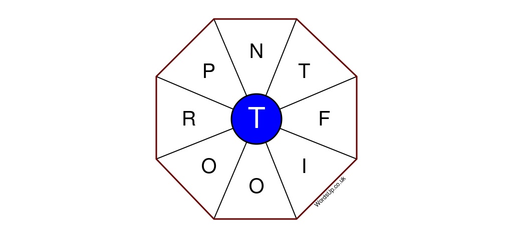 Word Wheel Puzzle #069