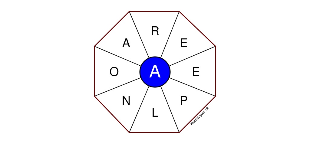 Word Wheel Puzzle #070