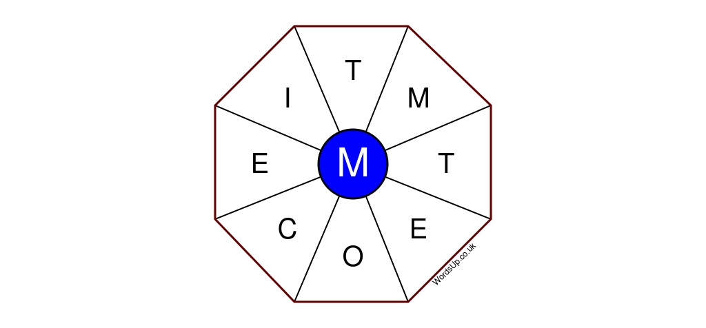 Word Wheel Puzzle #072