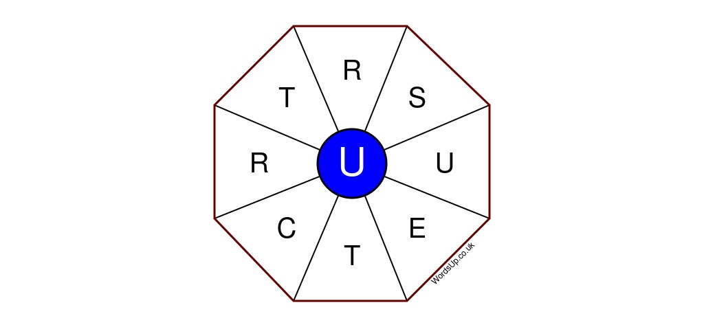 Word Wheel Puzzle #075