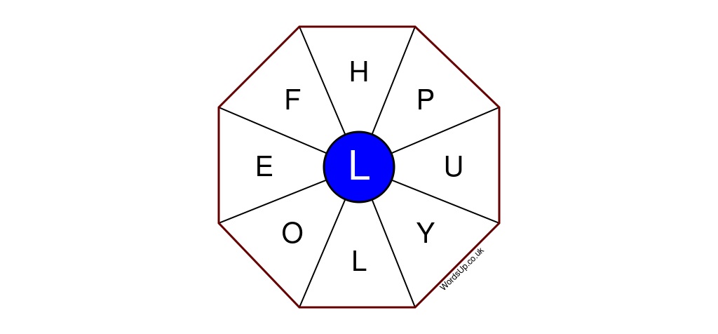 Word Wheel Puzzle #085