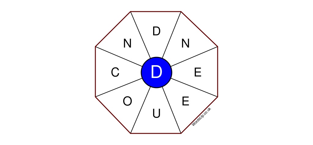 Word Wheel Puzzle #087