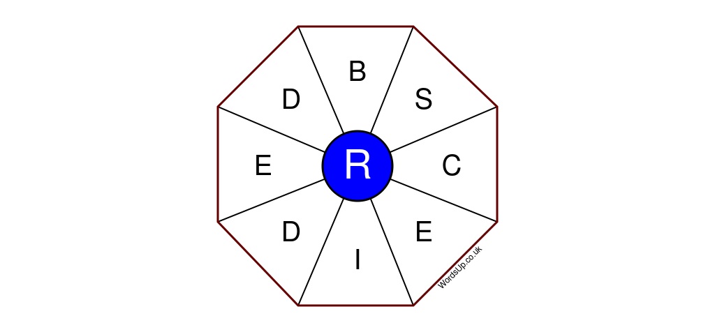 Word Wheel Puzzle #091