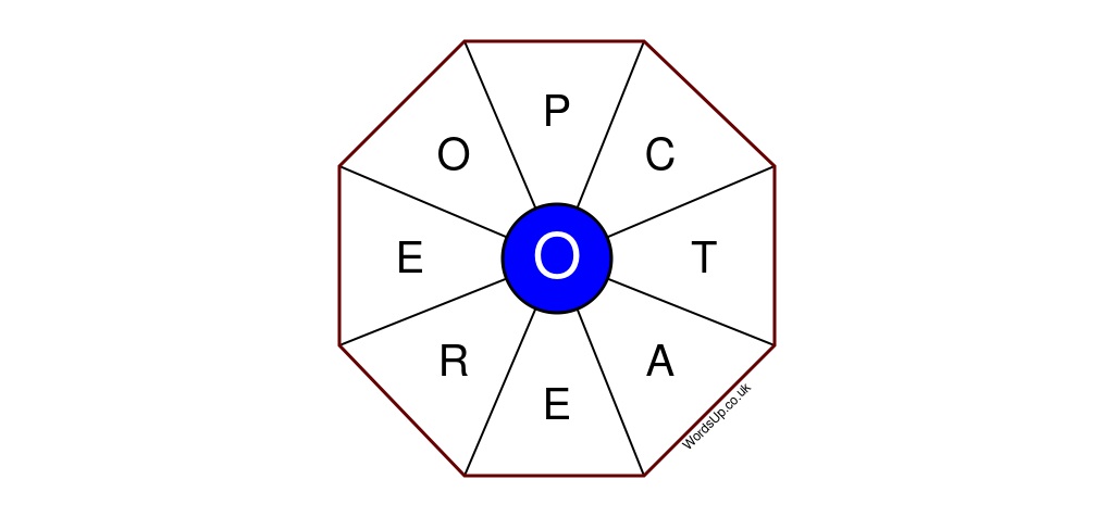 Word Wheel Puzzle #092