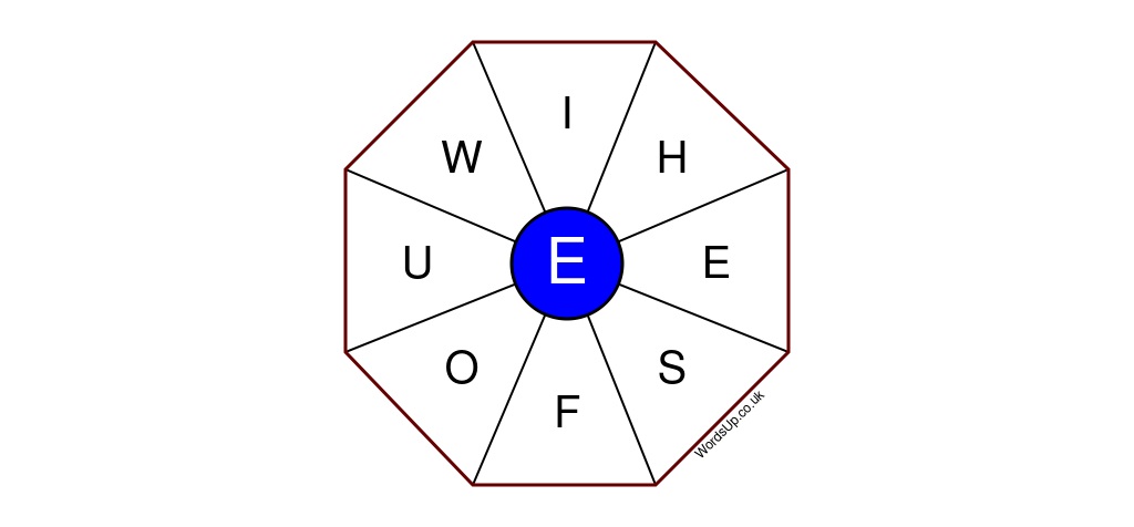 Word Wheel Puzzle #097