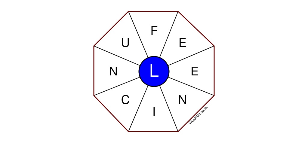 Word Wheel Puzzle #098