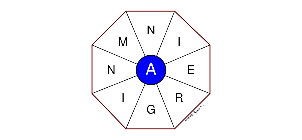 Word Wheel Puzzle #101