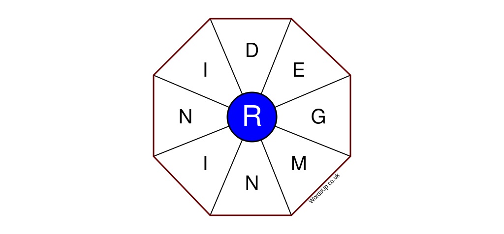 Word Wheel Puzzle #103