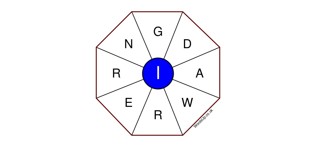 Word Wheel Puzzle #104