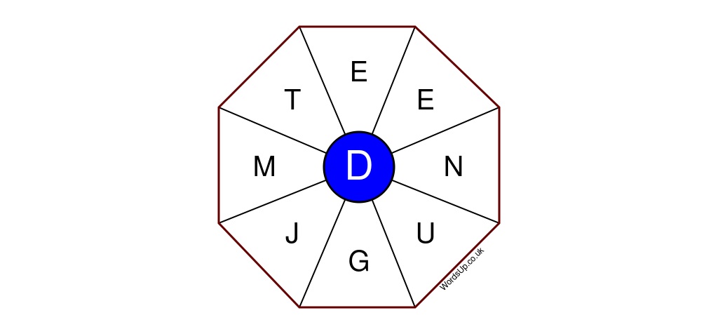 Word Wheel Puzzle #106