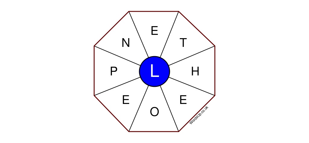 Word Wheel Puzzle #107