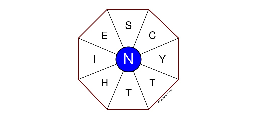 Word Wheel Puzzle #110