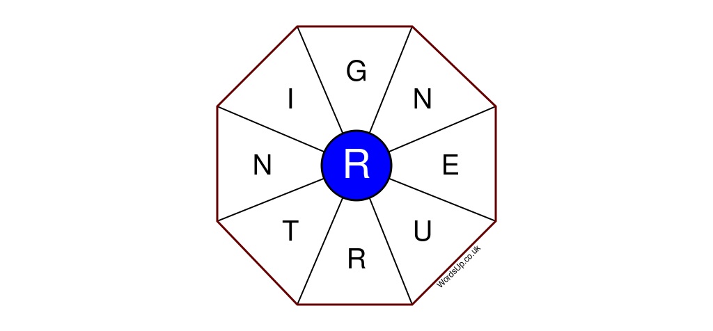 Word Wheel Puzzle #111